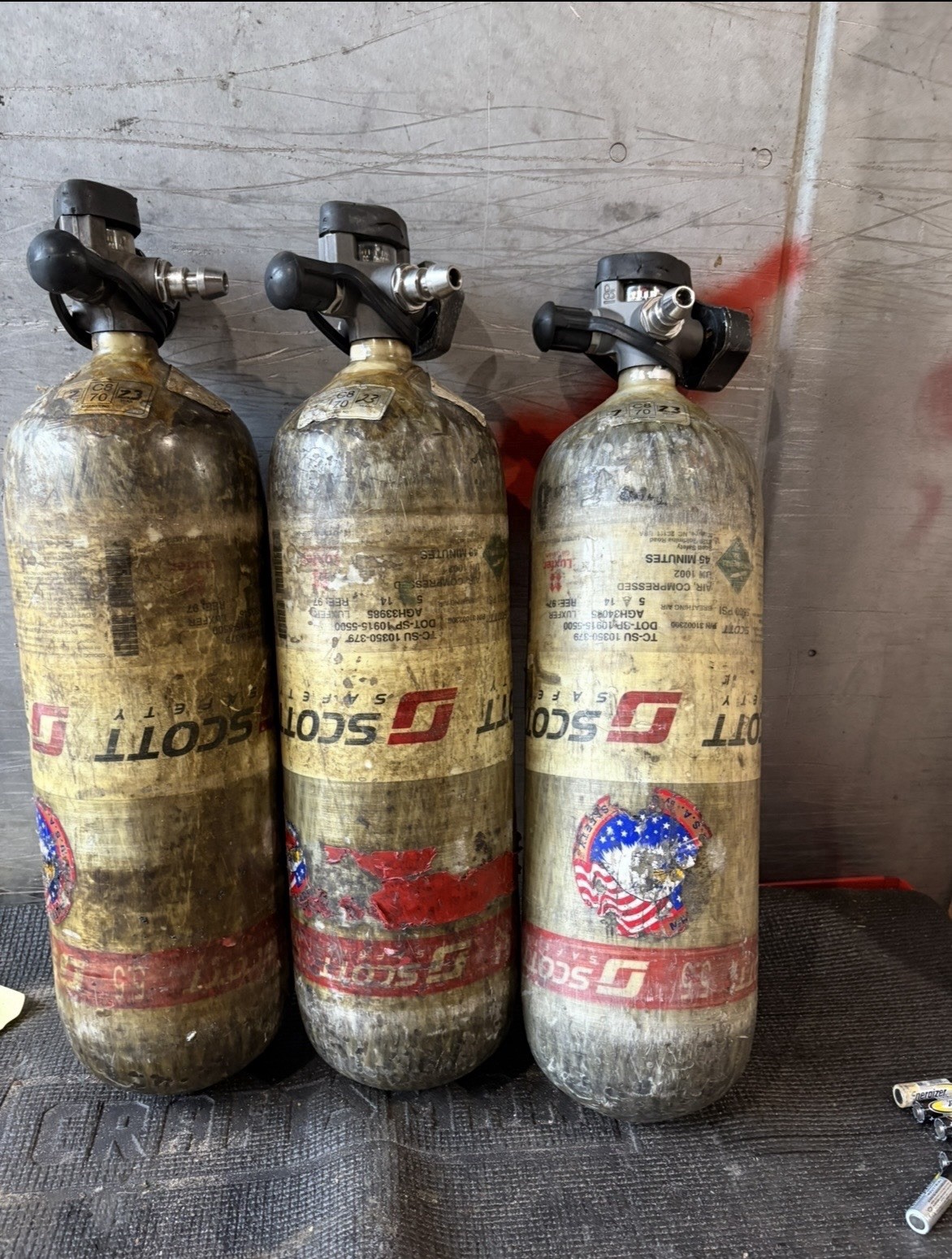 Scott 5.5 Air-Pak X3 w/ Regulator + 45min 5500 PSI QC Cylinder 2023 – No Mask