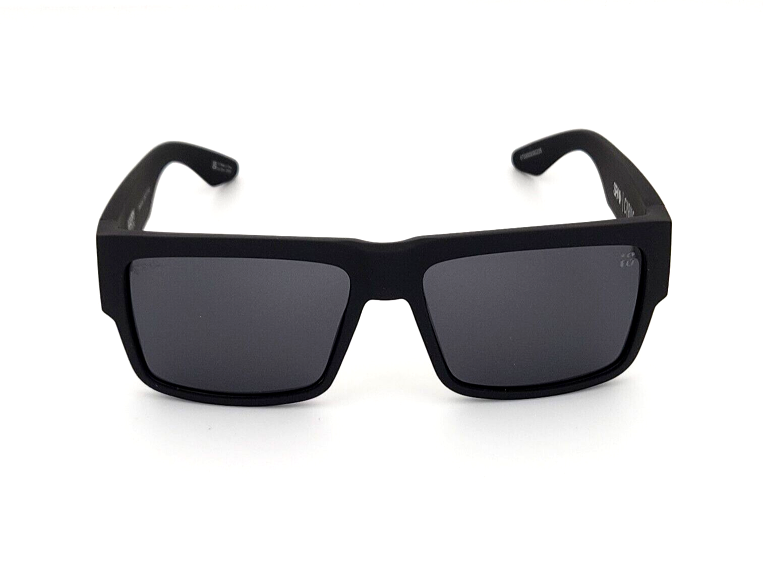 Polarized Spy Cyrus Sunglasses Soft Matte Black Frame Smoke Tint Polarized Lens