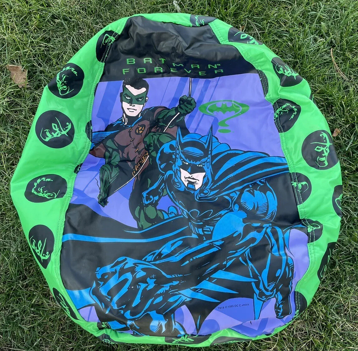 Vintage Batman Forever Bean Bag Chair 1995 New