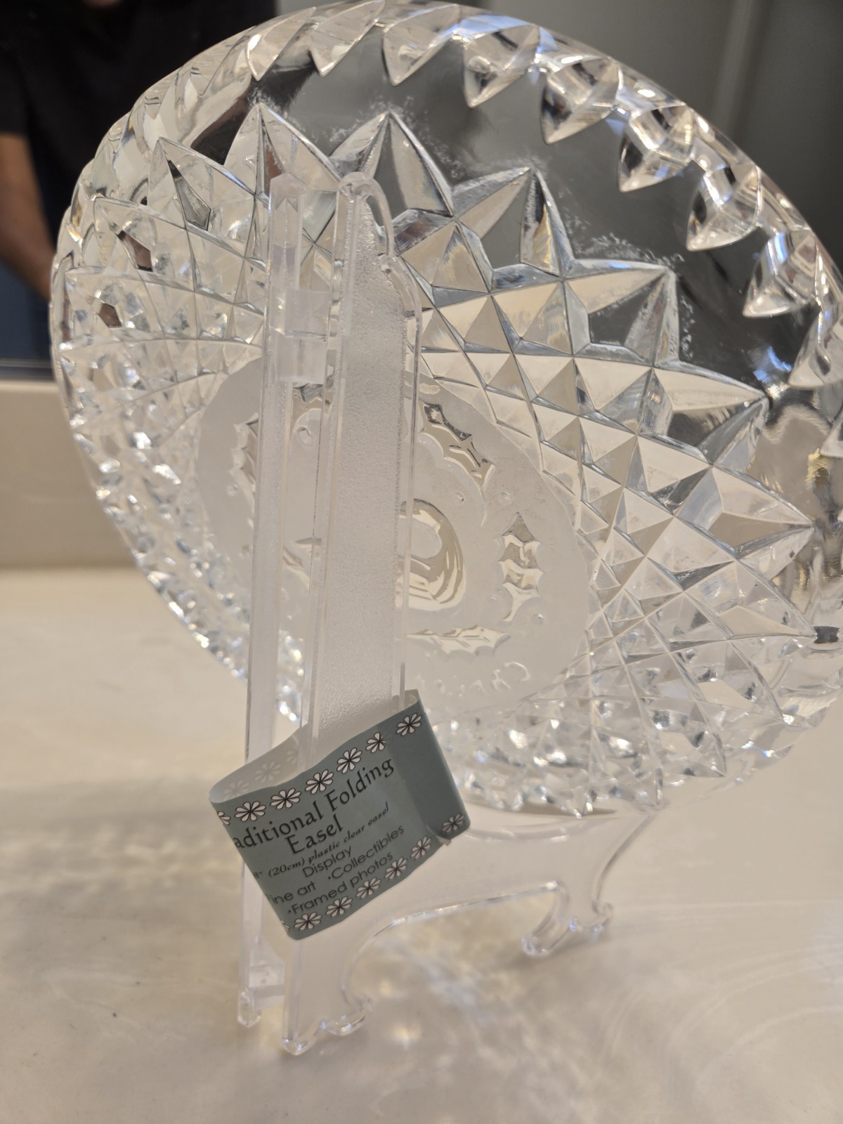 VTG Waterford Cut Crystal 12 Days Of Christmas 8" Diameter Christmas 1989 & 1992