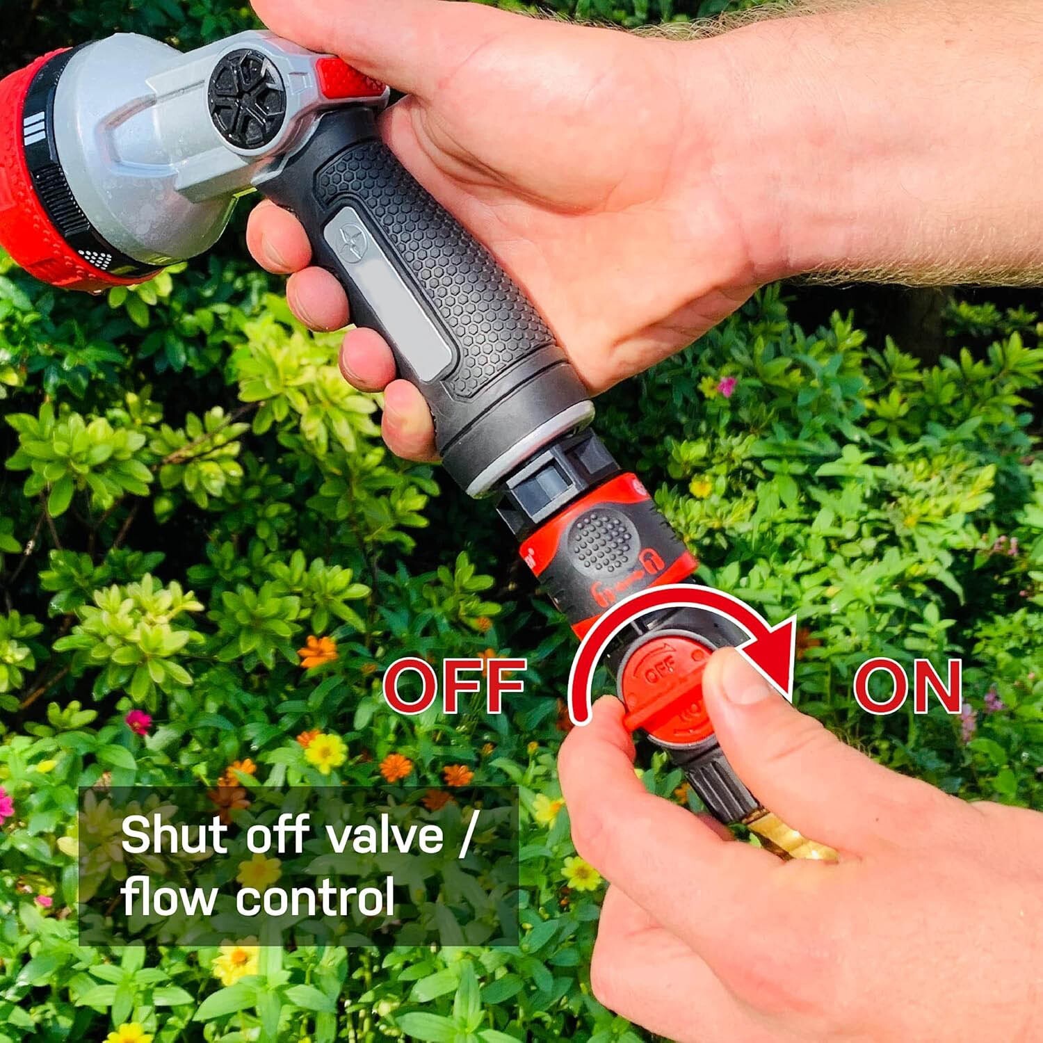 Kit de conexión rápida con válvula de cierre y bloqueo de agua, adaptadores y ac