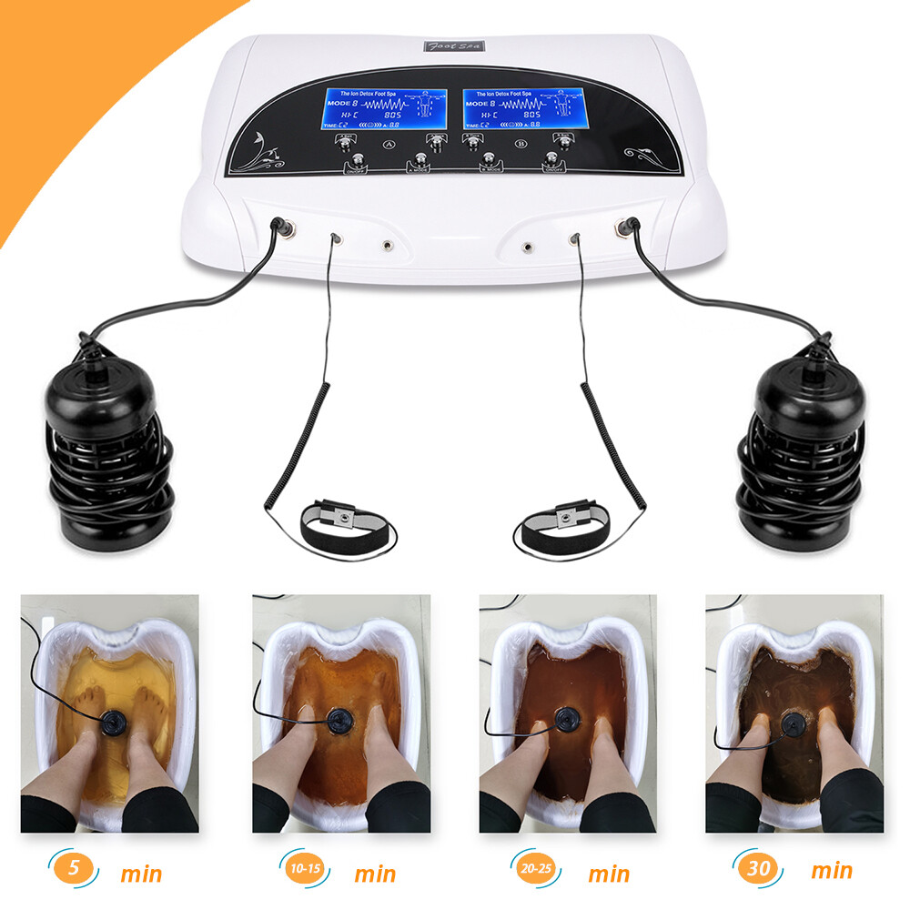 Ionic Foot Spa Bath Detox Machine Ion Metal Detox Cleanse System for Home Beauty