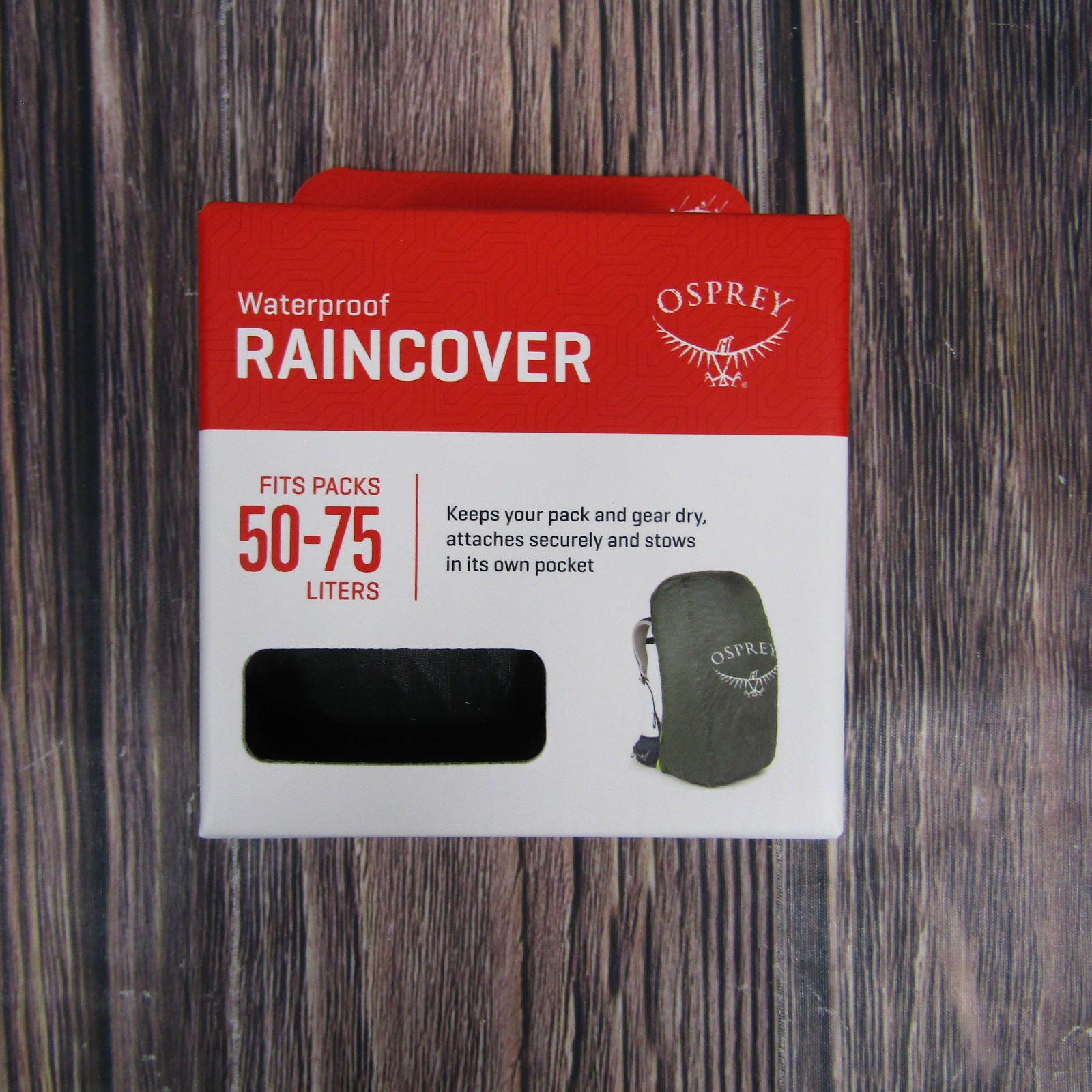 Osprey Ultralight Raincover 50-75L Large Shadow Gray Hiking Backpacking Camping