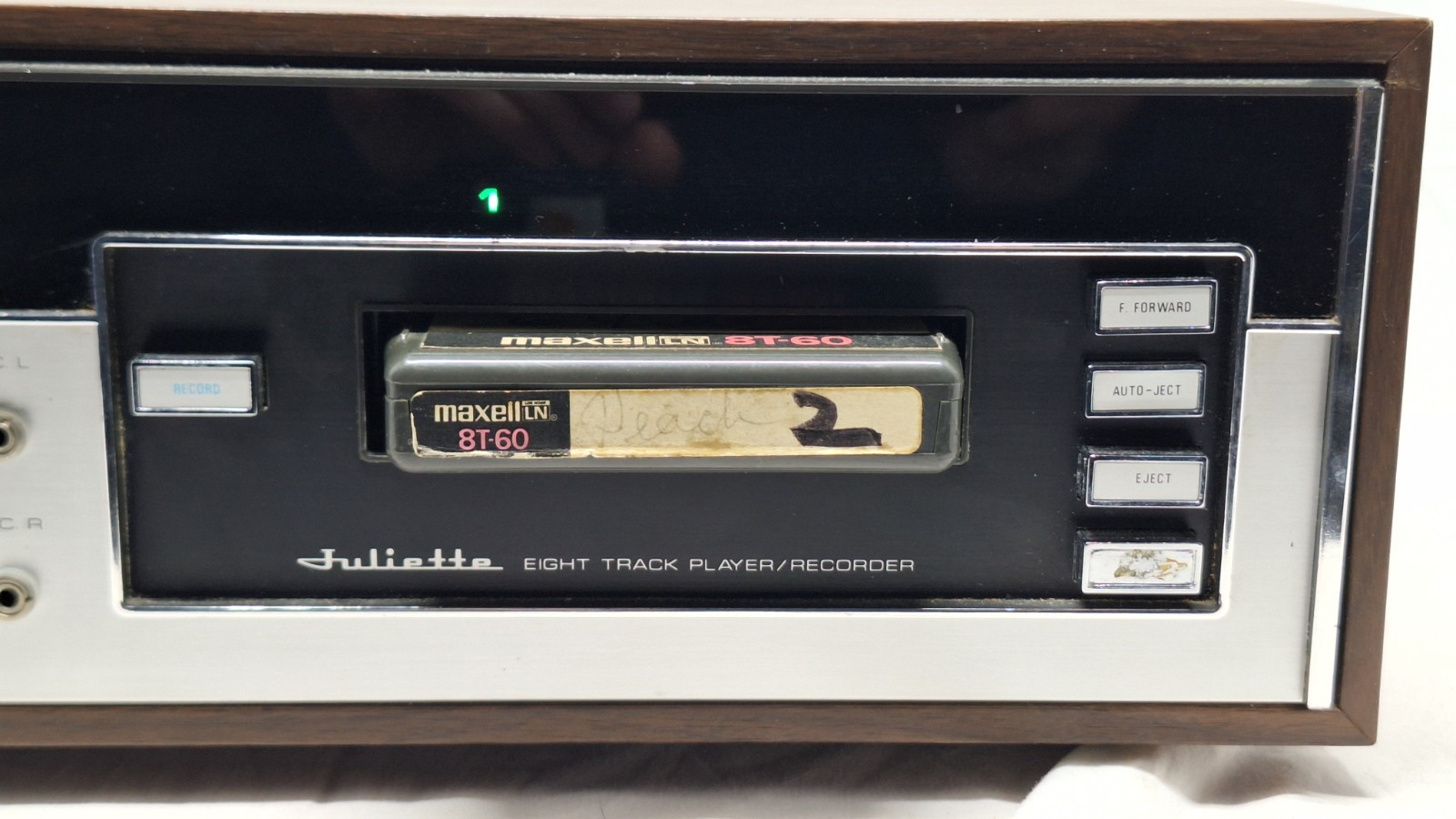 TOPP Juliette 8 Track Player Recorder 8TDR-496 Tested Works
