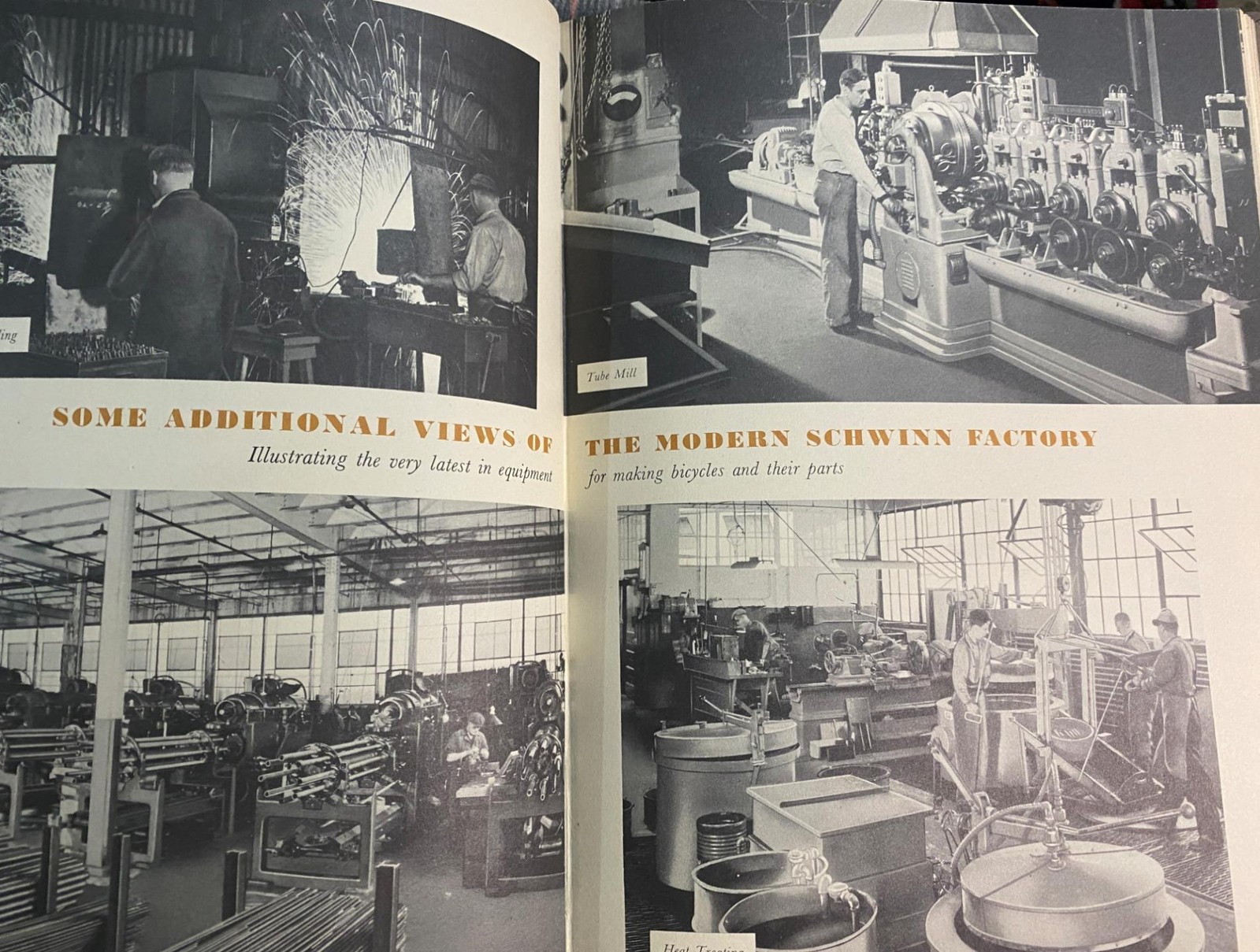 NOS original 50 YEARS OF SCHWINN BUILT BICYCLES book 1895-1945