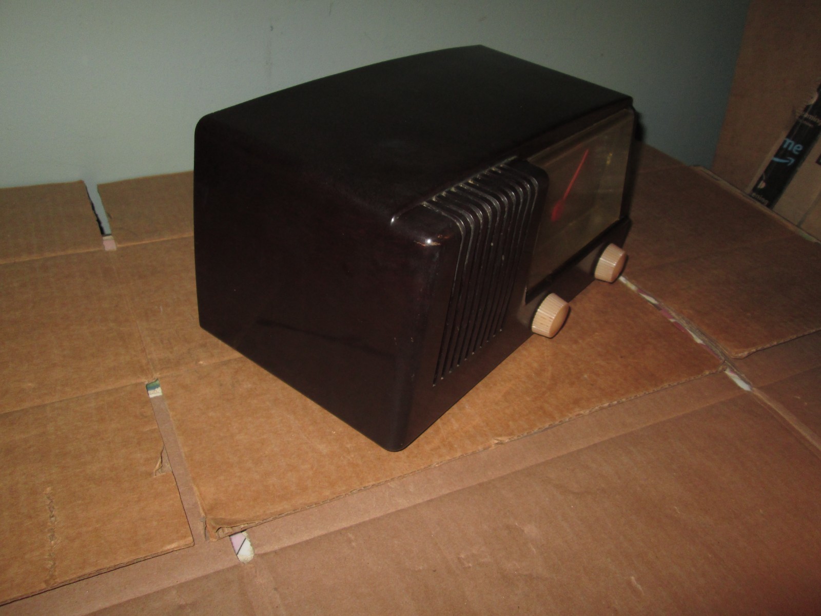 1950 General Electric GE Model 400 AM 5 Tube Radio Vintage