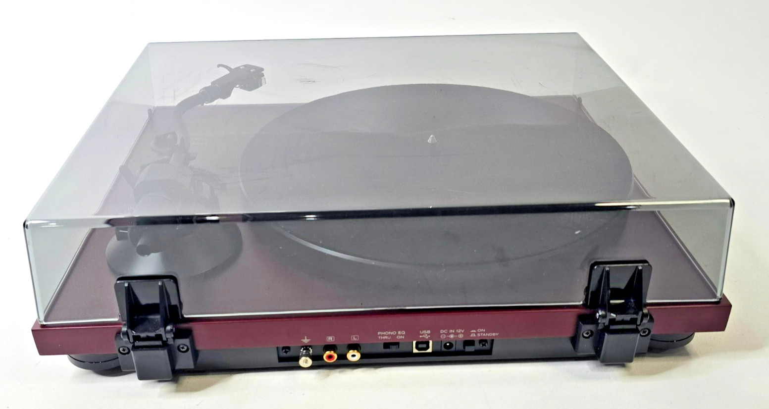 TEAC TN-400S Analog USB Turntable Record Player Cherry Red