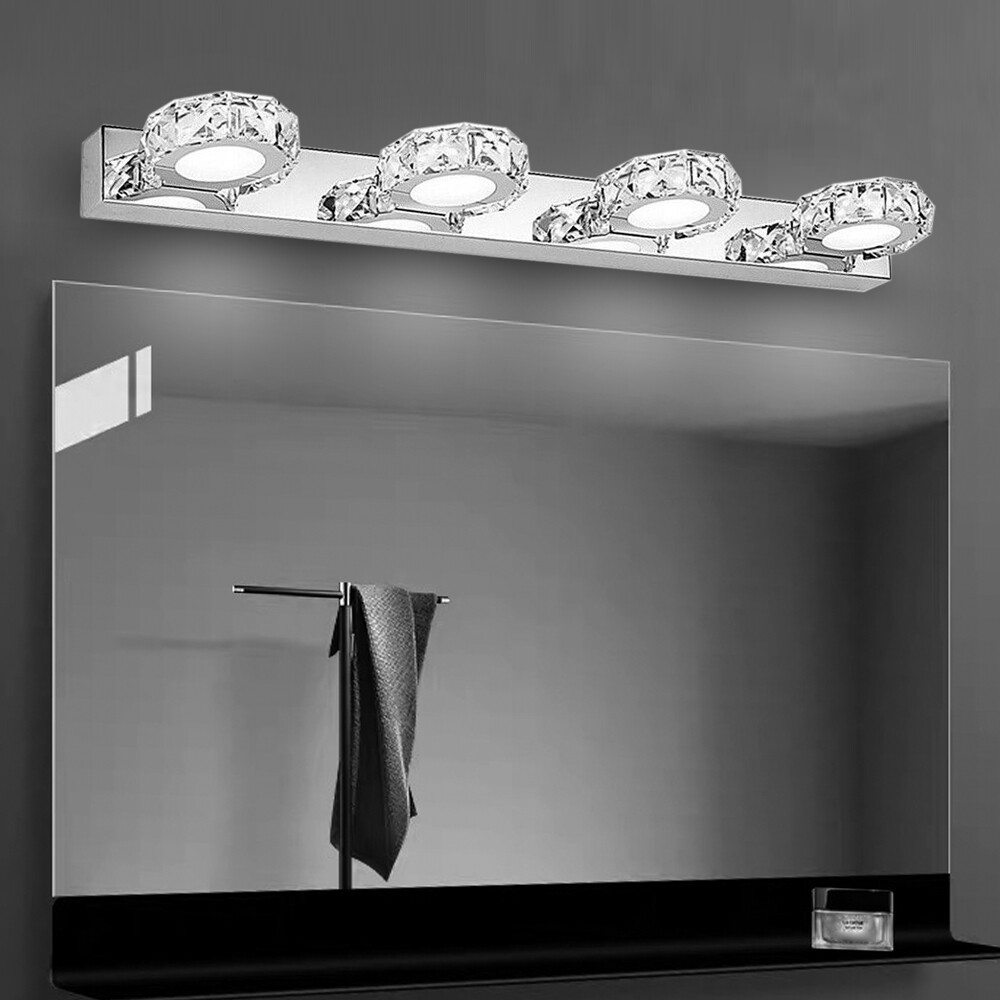 Modern LED Crystal Mirror Light Bathroom Toilet Wall Lamp Fixture Vanity lamp