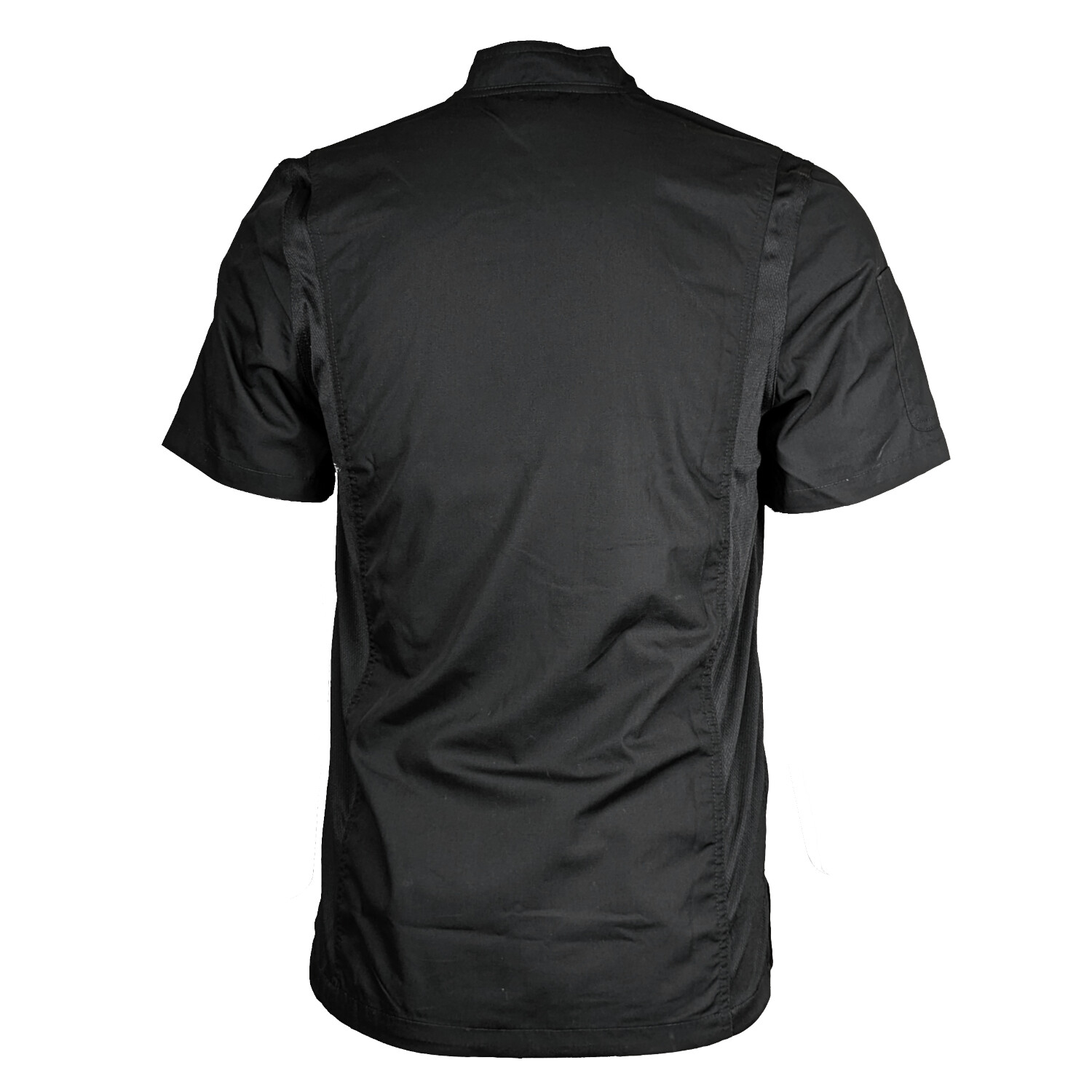 ChefsCloset Men's Short Sleeve "William" Zipper Closure Chef Coat