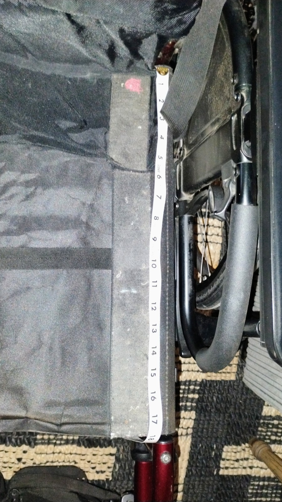 Quickie 2 Lite Folding wheelchair 18"x 18"