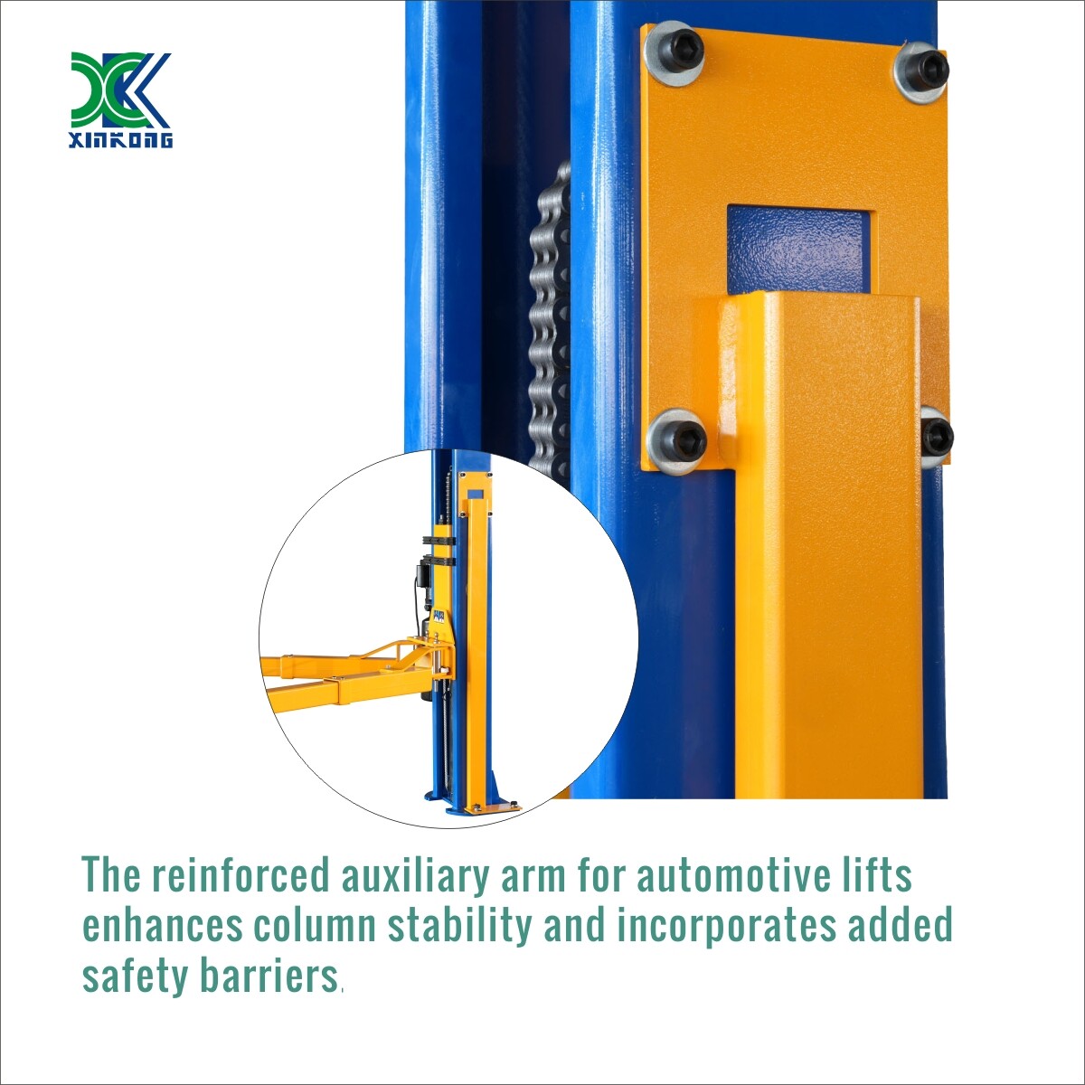 XK 2 Post Car Lift 1500L Auto Truck Hoist 15000 lb Overhead Clear Floor 220V