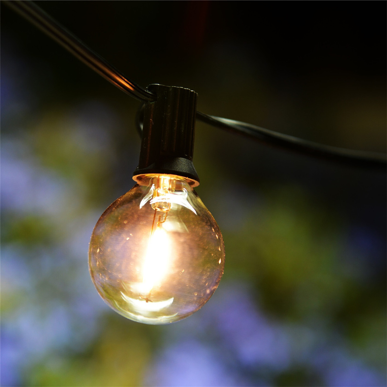 Outdoor String Lights 25 Feet 50feet 100 feet G40 Globe Patio Lights Waterproof