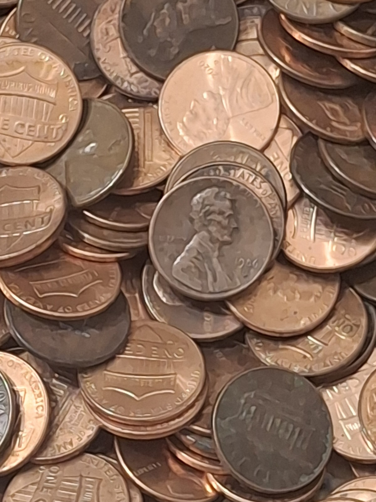 Lot of 1000 ($10) 1C Unsearched Pennies Coin Grab Bag Various Mints & Dates