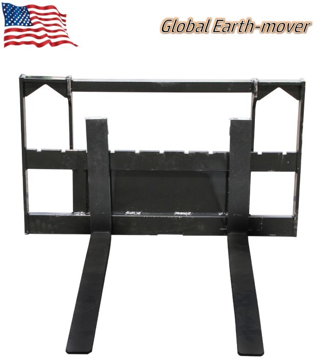 Free Shipping 40" Skid Steer Pallet Fork Quick Connect for Skid Steer Loaders
