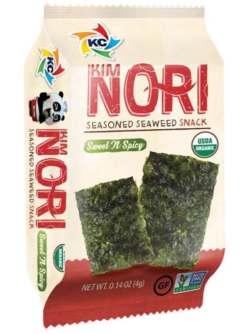 Organic Seasoned Roasted Seaweed Snacks 36 Individual Pack Sweet Spicy Kim Nori