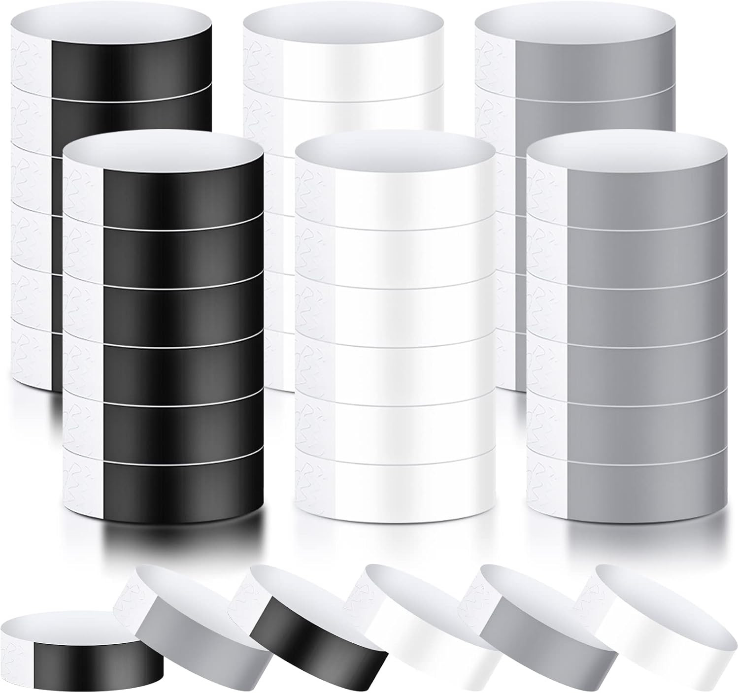 Paper Wristbands Neon Wrist Bands Waterproof Handbands for Events Lightweight Co