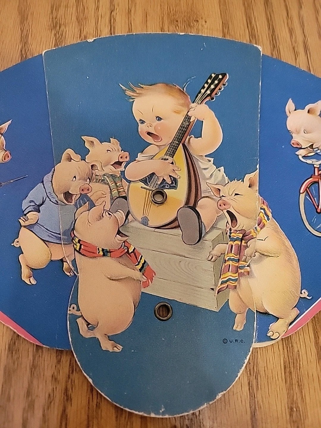 Old 1920s Watkin's Greenhouse Fan Pull. Delta Ohio. Phone 2041.