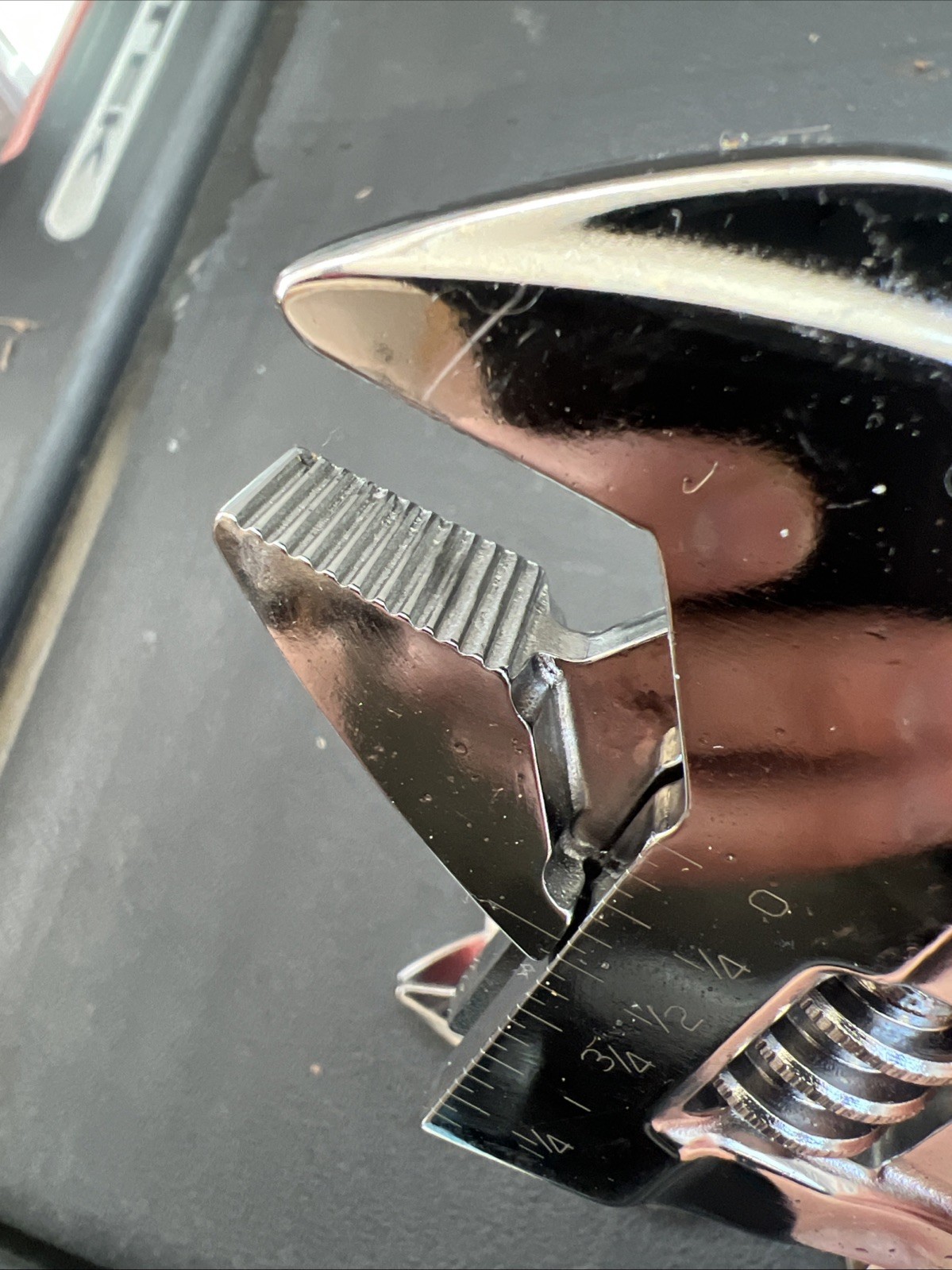 4pc Flank Drive Plus Adjustable Wrench Set (6-12”)-(Red) NEW 🔥❤️FADh704c