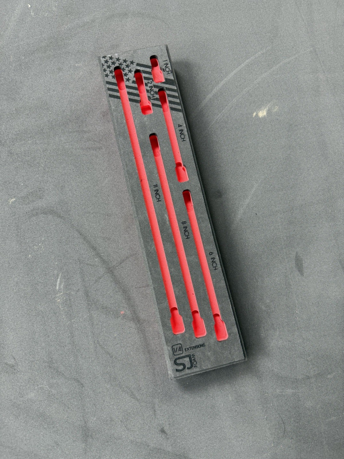 Foam Organizer For SnapOn 1/4in Extension Set - BRAND NEW MADE IN USA 🇺🇸