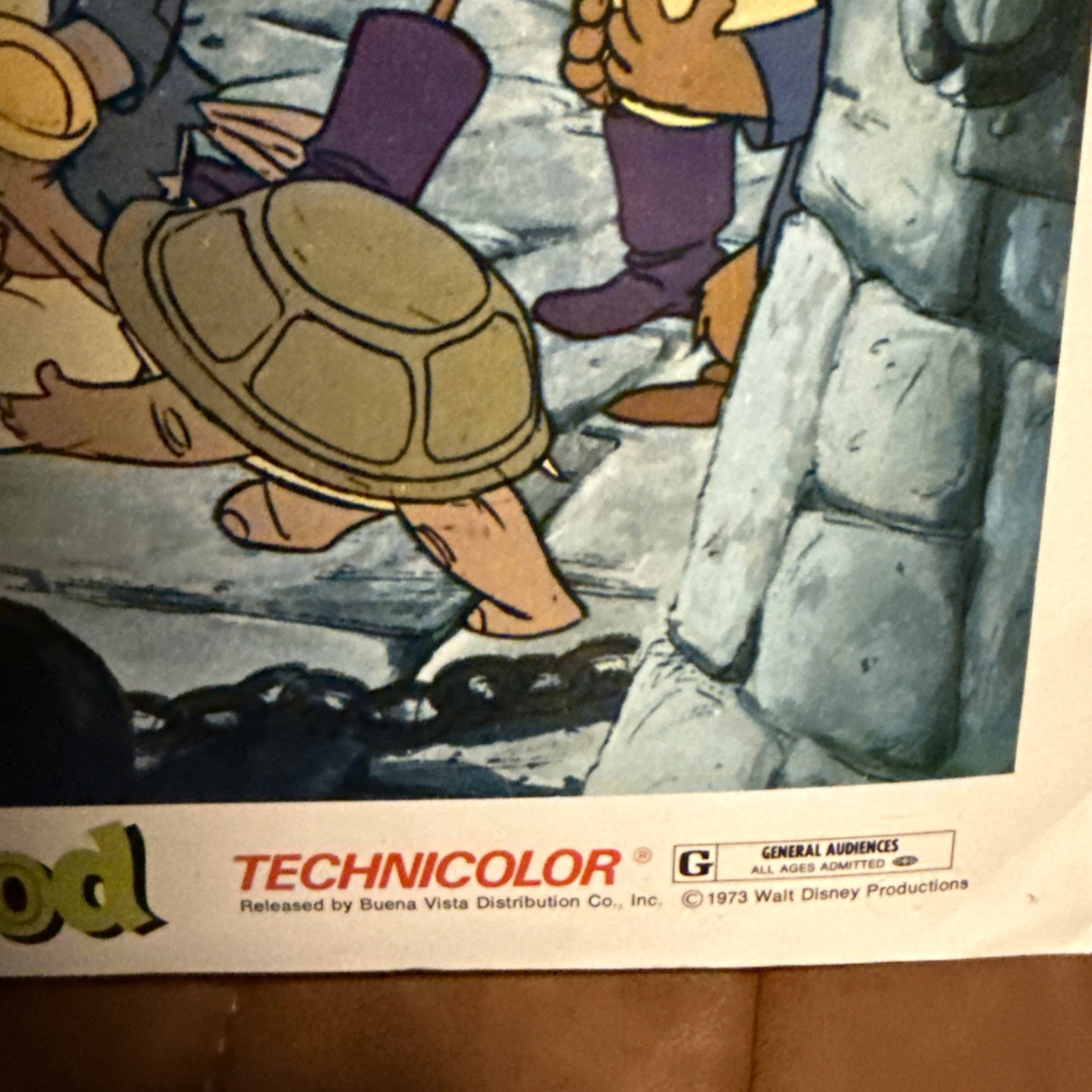 ROBIN HOOD Original US Lobby Cardd Walt Disney- 11x14- Set Of Two Cards