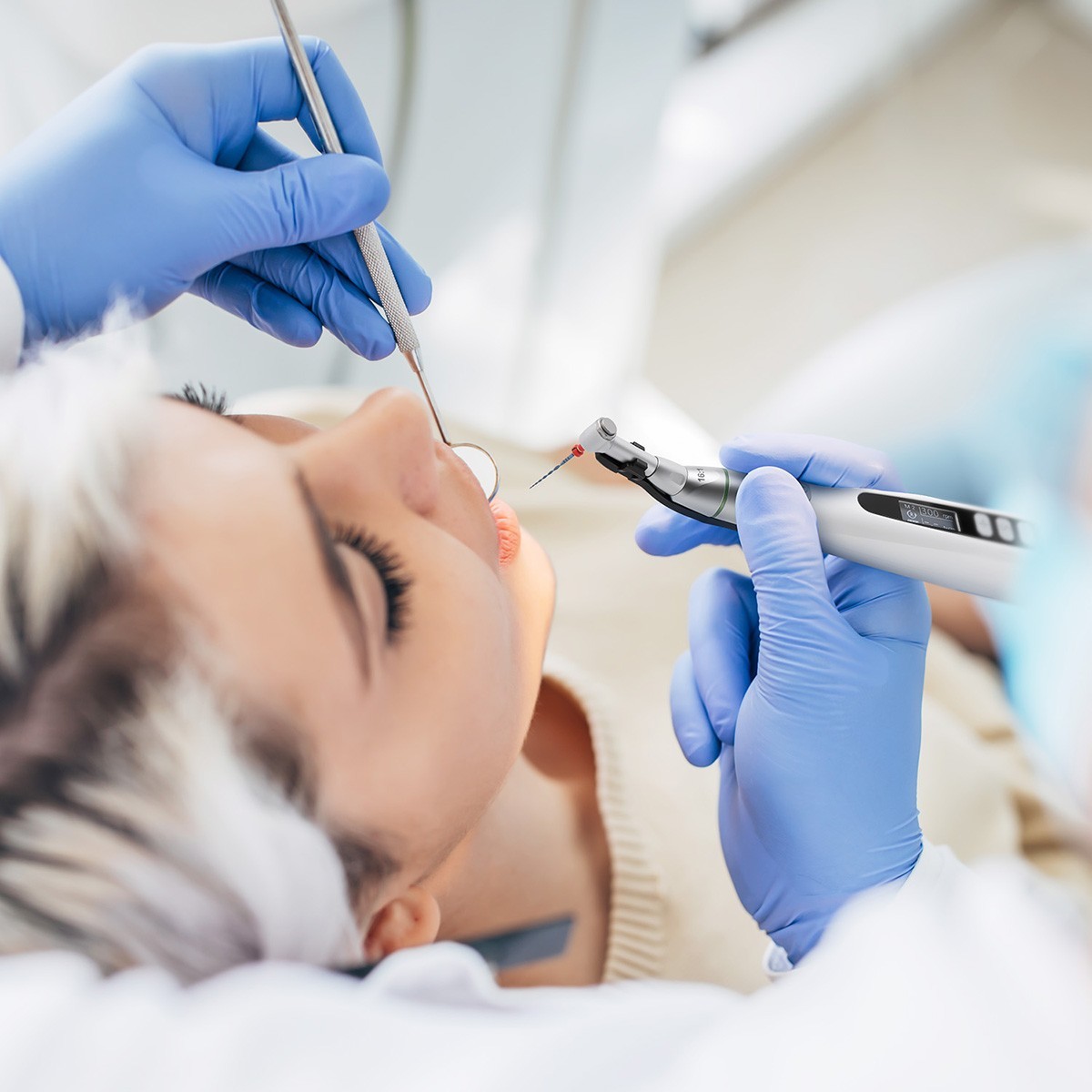 Dental Wireless LED Endo Motor 16:1 Contra Angle Root Canal Treatment Endodontic