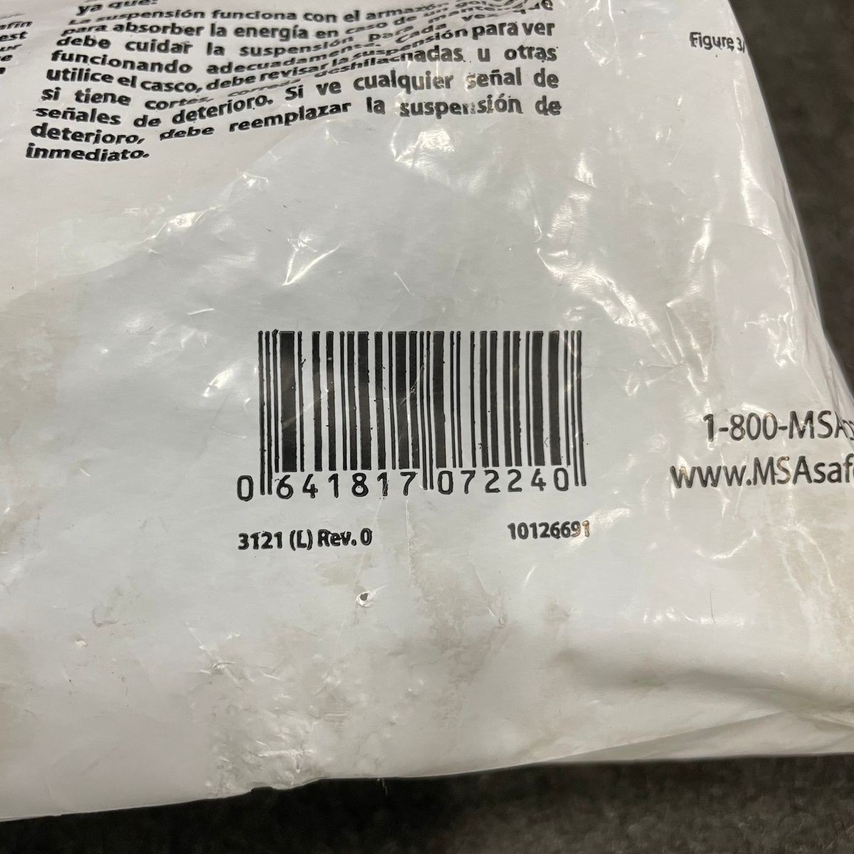 MSA 10126693 Fas-Trac III Replacement Suspension for Large Skullgard Cap
