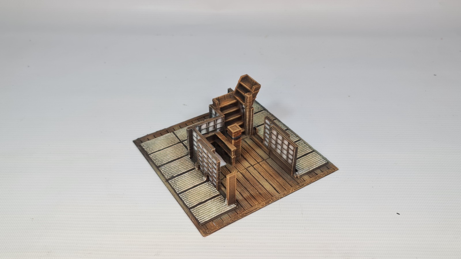 Hatsume 3D Printed Japanese Castle 28mm Miniature for Tabletop RPG