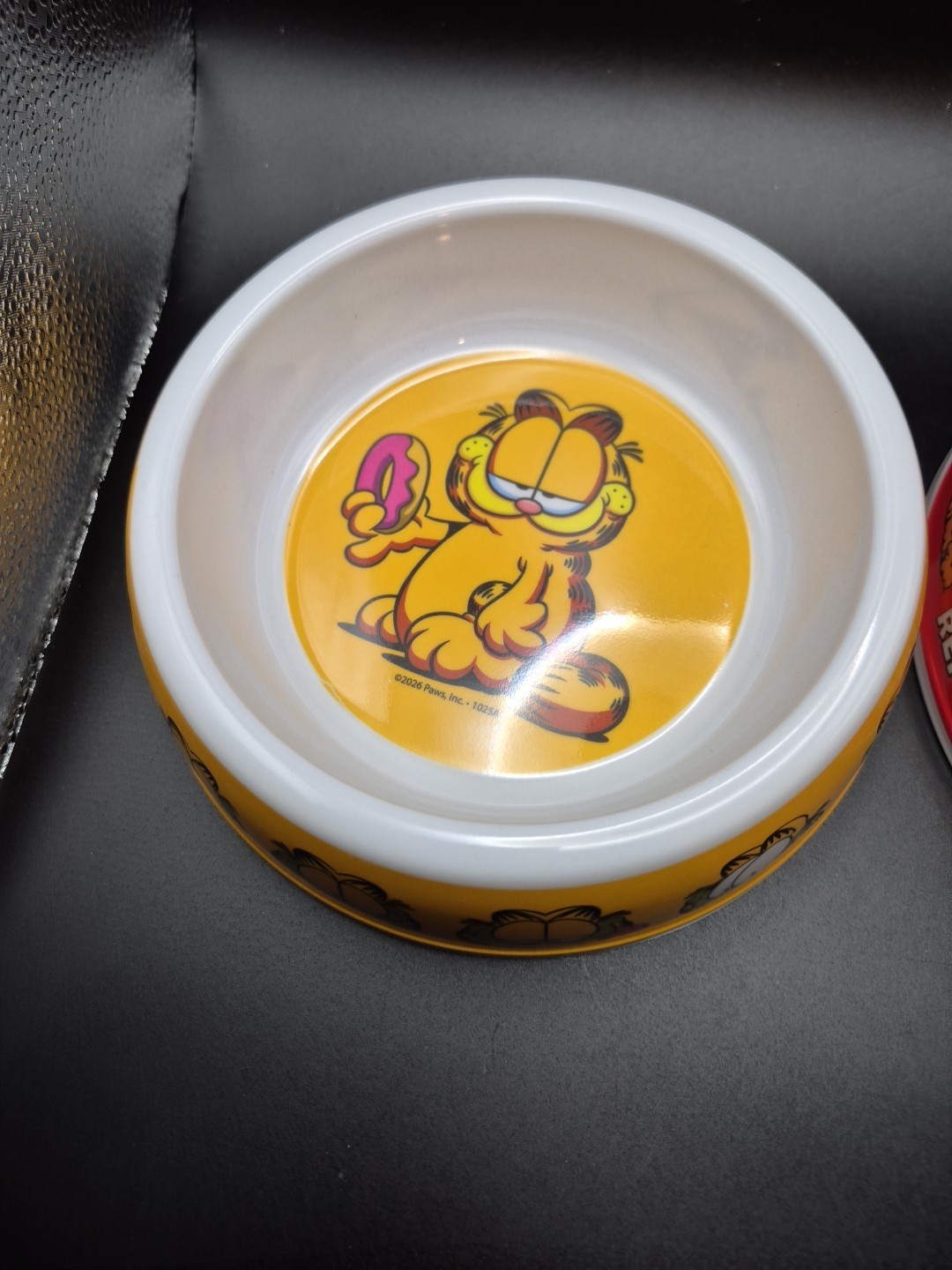 Set Of 2 Bowls -Nickelodeon Garfield Cat Food Bowls -Paws Inc-Plastic - NEW