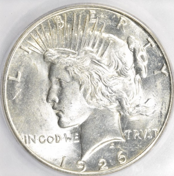1926 S PEACE DOLLAR ~ ICG MS62 ~ BRIGHT WHITE!