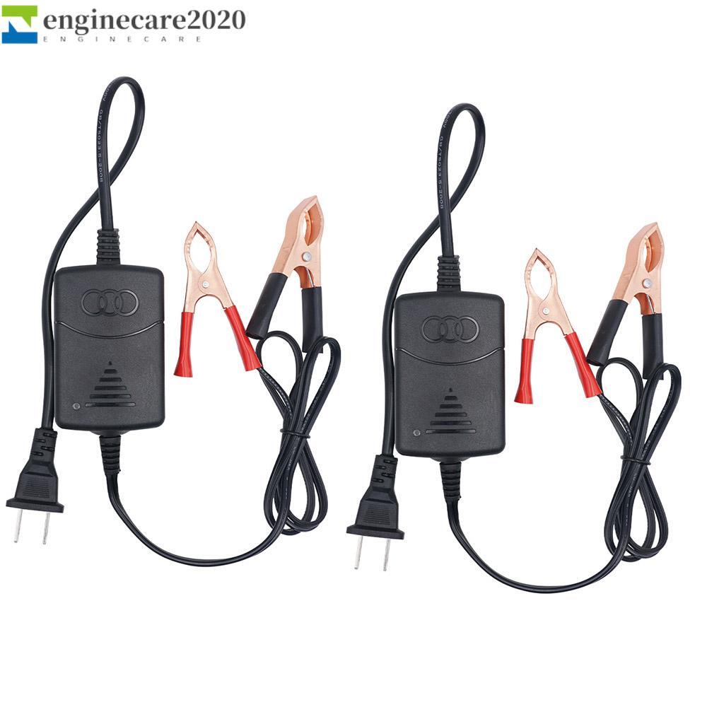 2PCS 12V Car Battery Charger Maintainer Trickle RV for Truck Motorcycle ATV Auto