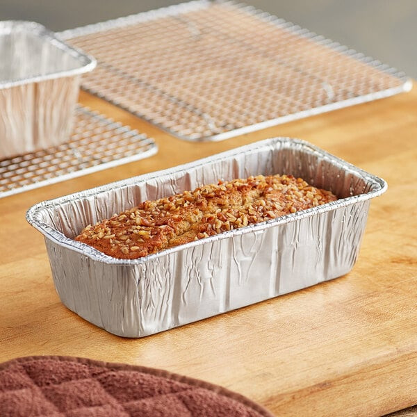 Wholesale Disposable 2 Lb Rectangular Loaf Pans for Bread Loaf Baking 500 Pack