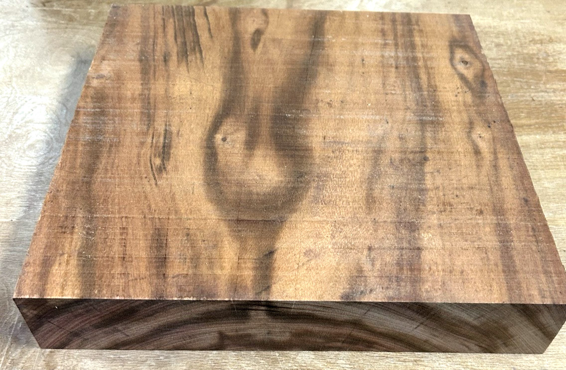 LARGE KILN DRIED EXOTIC TIGERWOOD PLATTER BLANKS LUMBER LATHE WOOD 12 X 12" X 2"