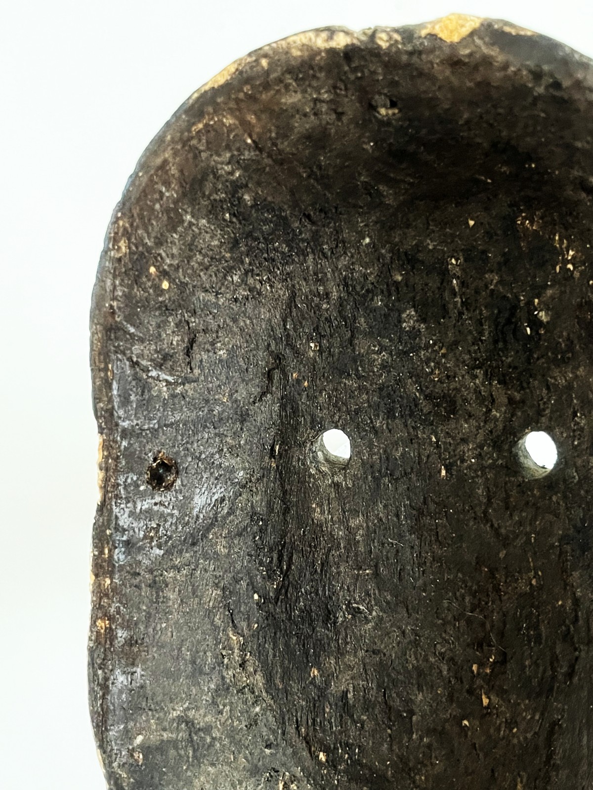 VTG MEXICAN HIDALGO JUANEGRO CUANEGRO JUAN NEGRO FOLK ART HAND CARVED DANCE MASK