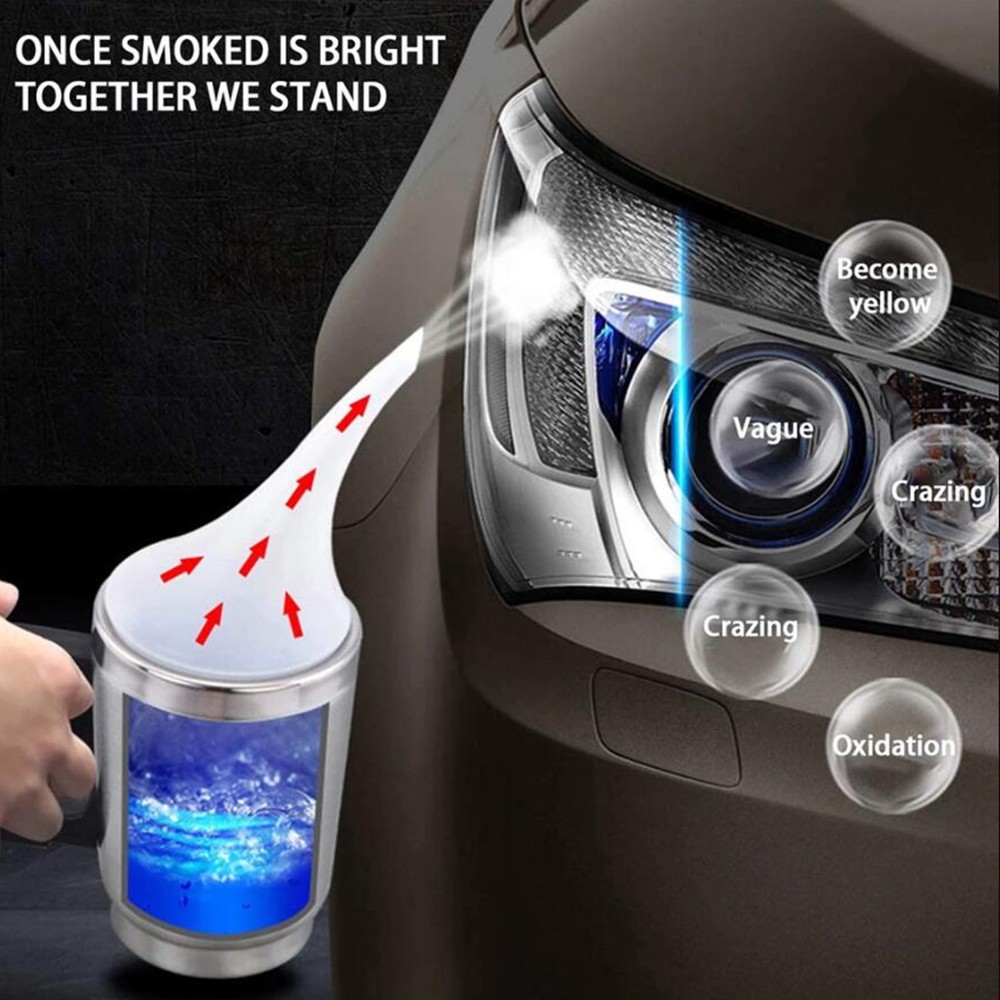 200ML Headlight Restoration Repair Kit Liquid Polymer Chemical Polishing Plug