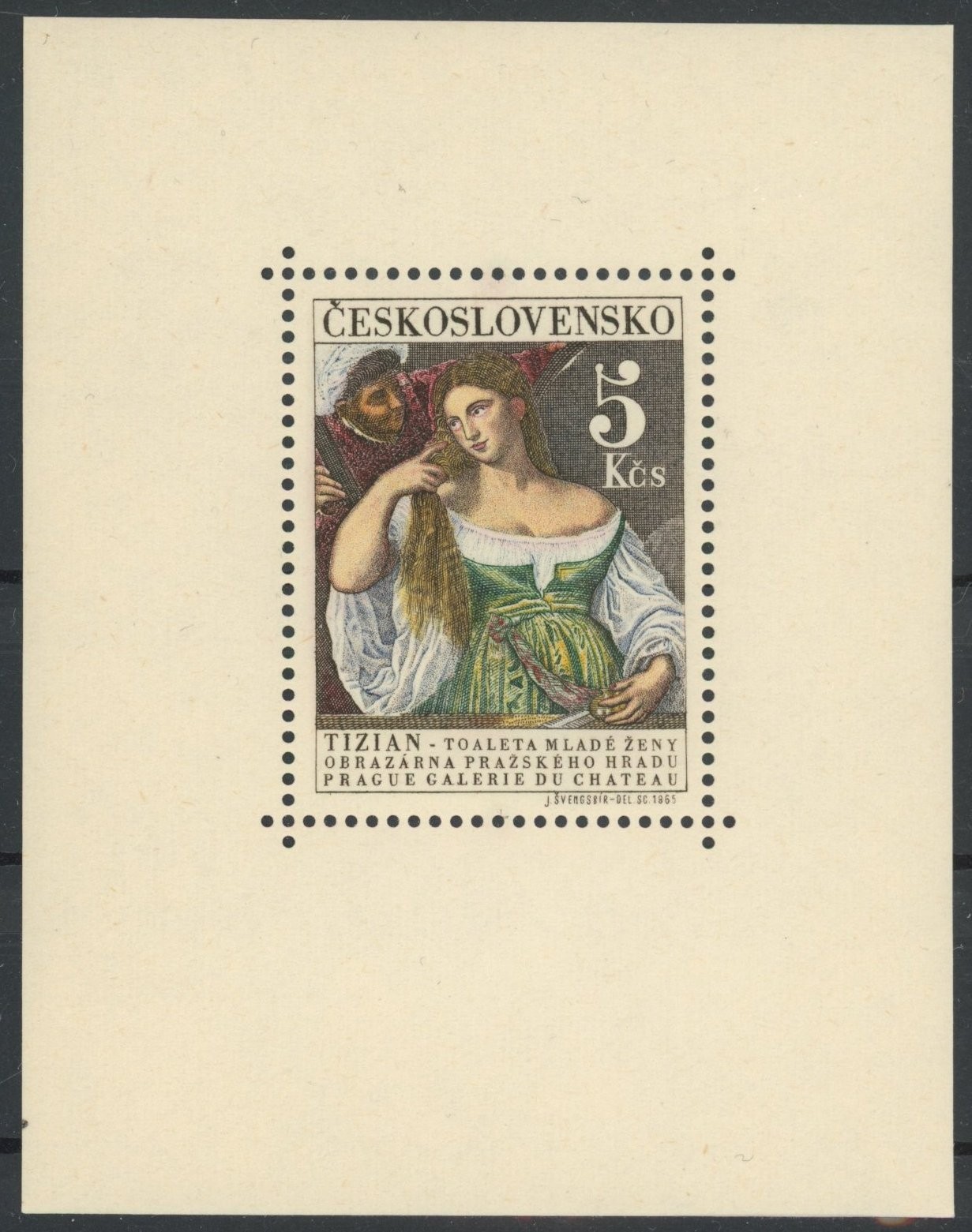 Czechoslovakia 1965 : Art / Painting - Good Very Fine MNH Sheet