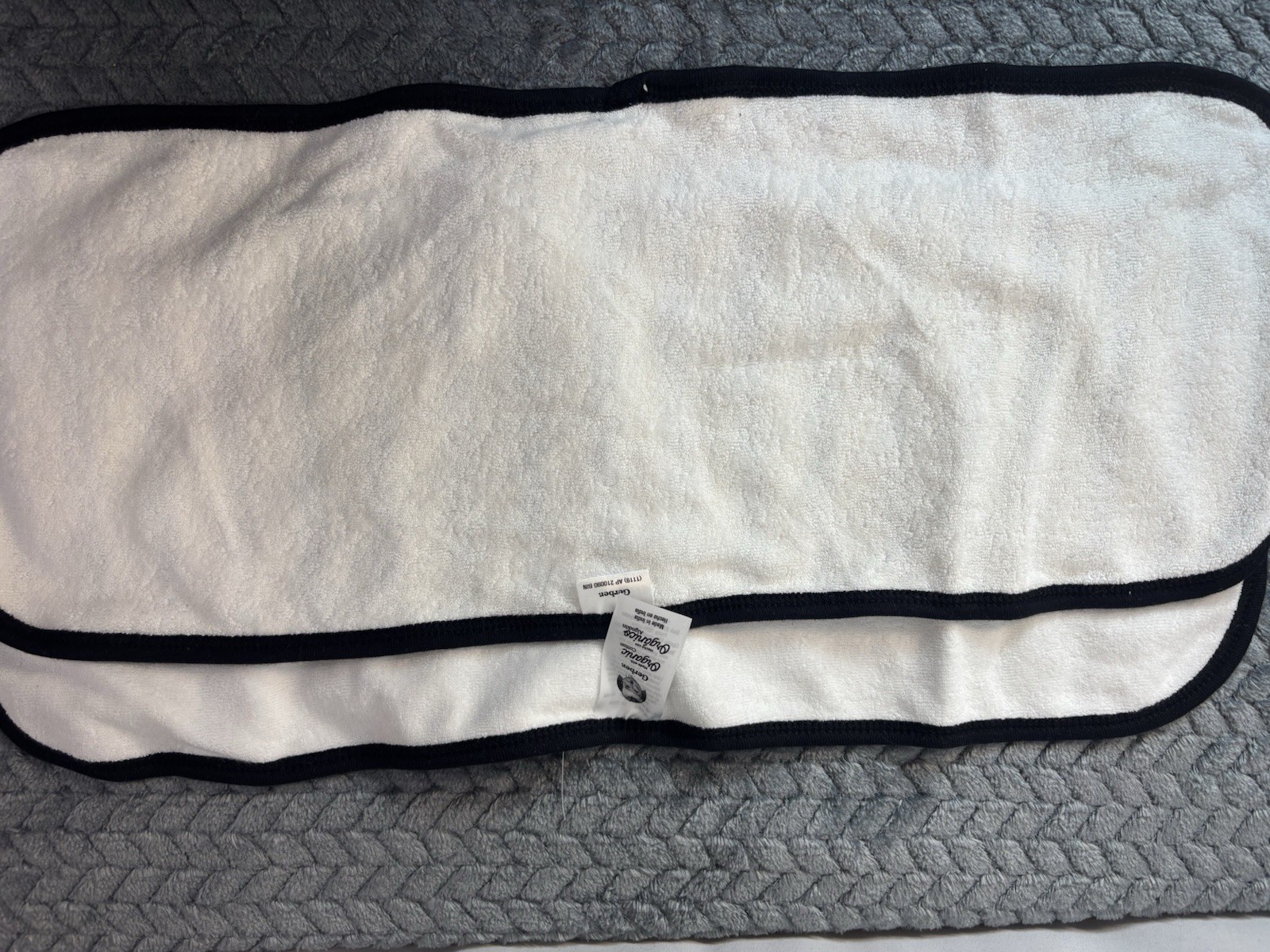 Baby Boy Newborn Gift Handmade Crochet Basket 23pc Set Bibs Socks Swaddles