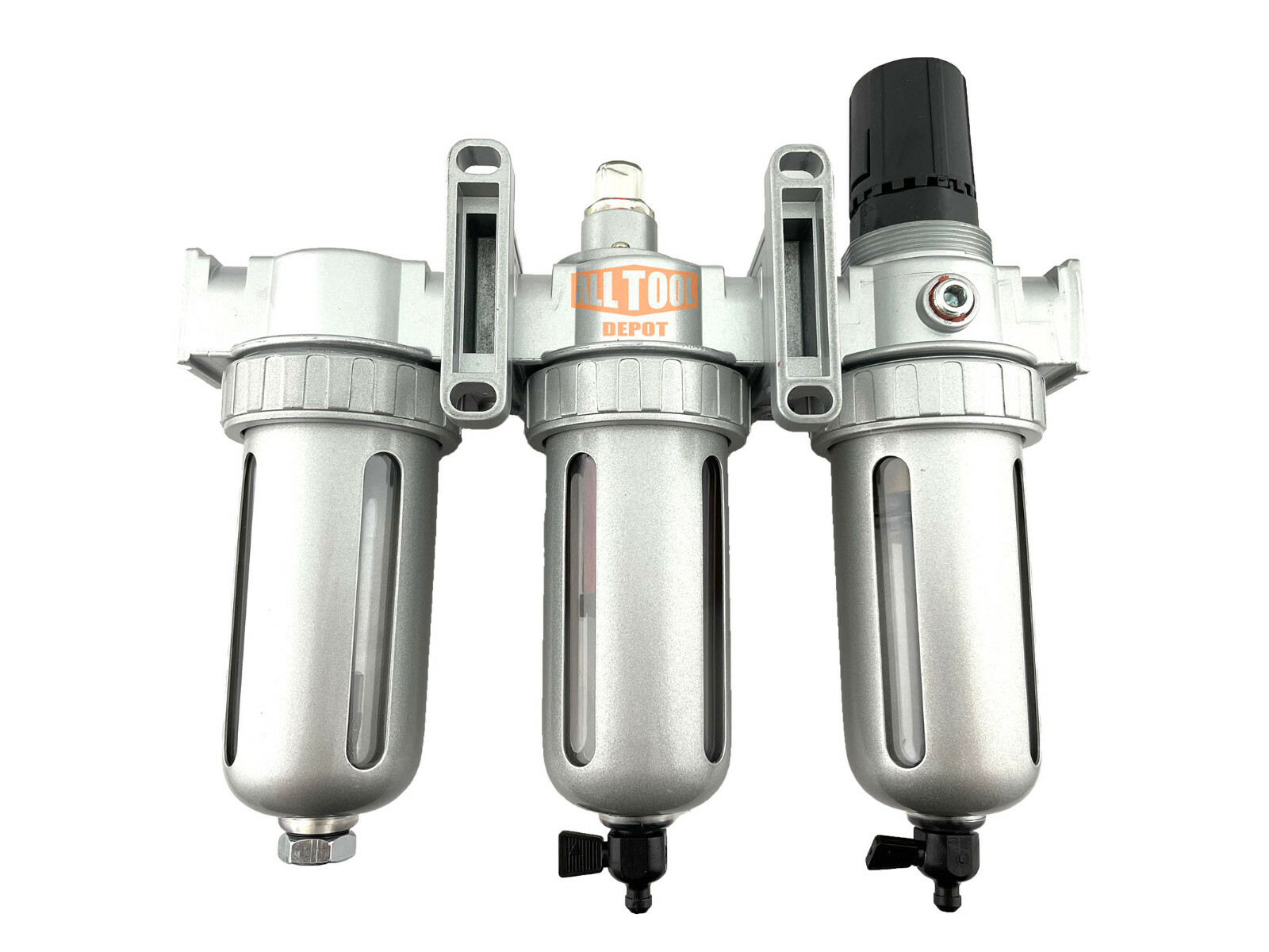 NEW 3/8" Compressed Air Filter Regulator / Desiccant Dryer / Coalescing Filter