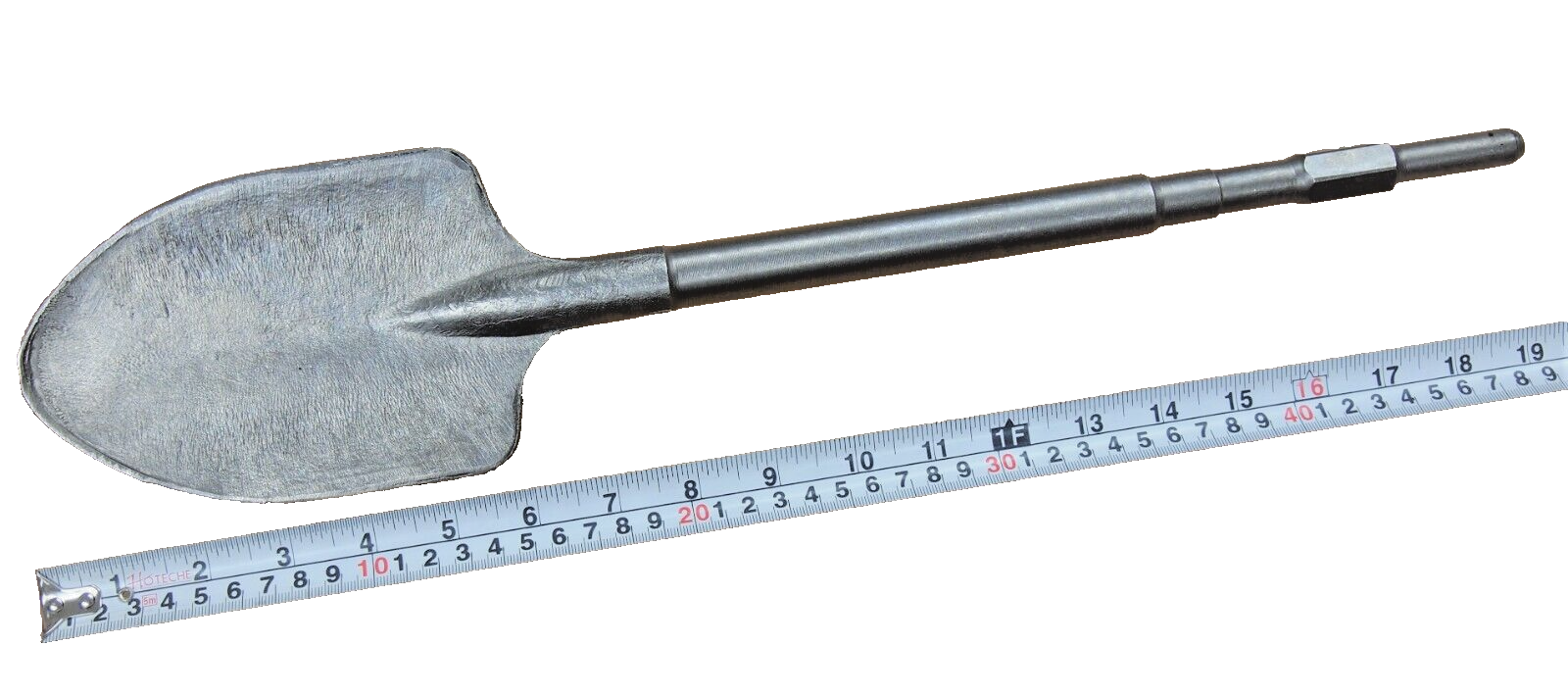 Hex 17mm Clay Spade Shovel 4-1/4" x 19-1/2" for Makita HM0810 HR3500 101701