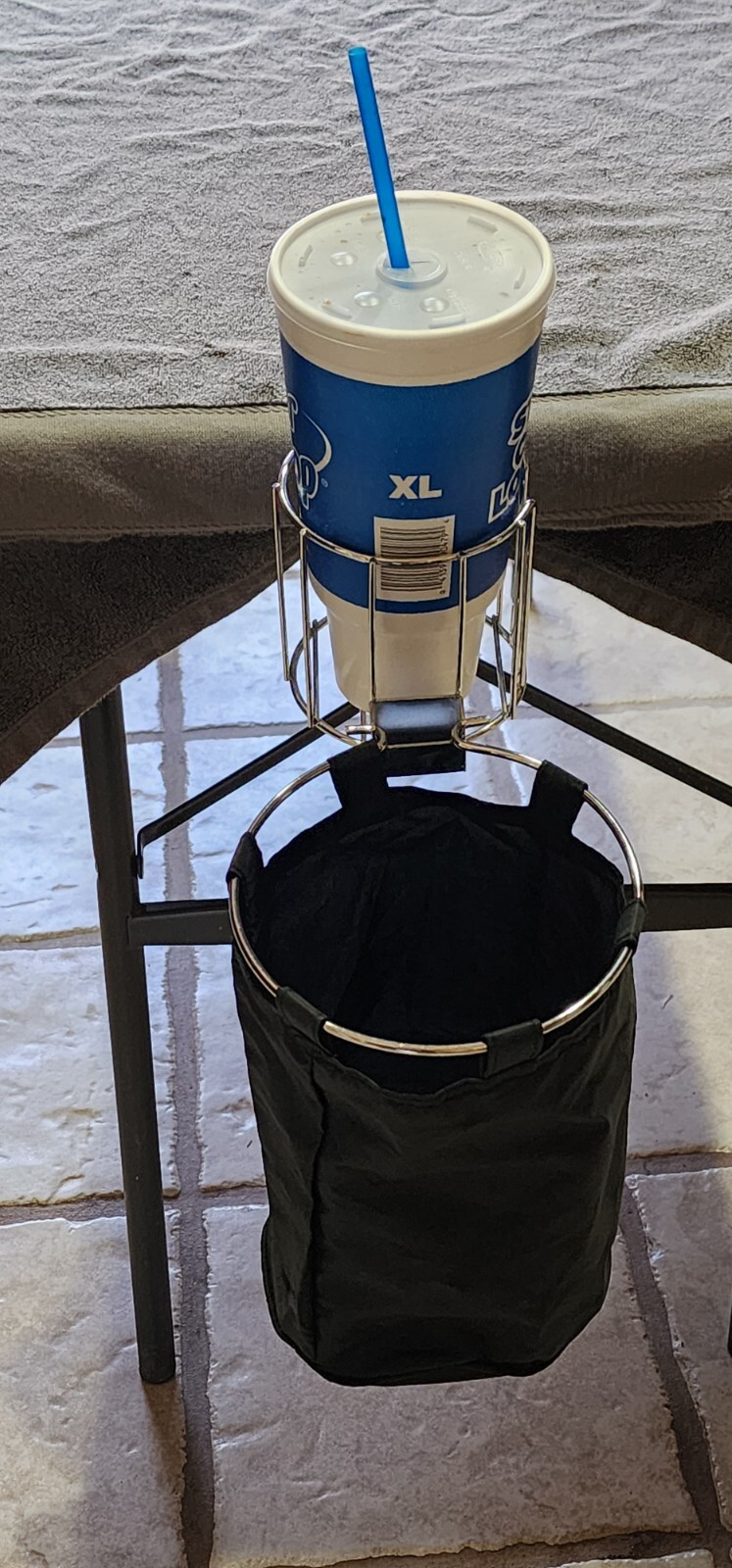 Crafter's Sidekick! Cup Holder/Scrap Bin. Drink Holder.