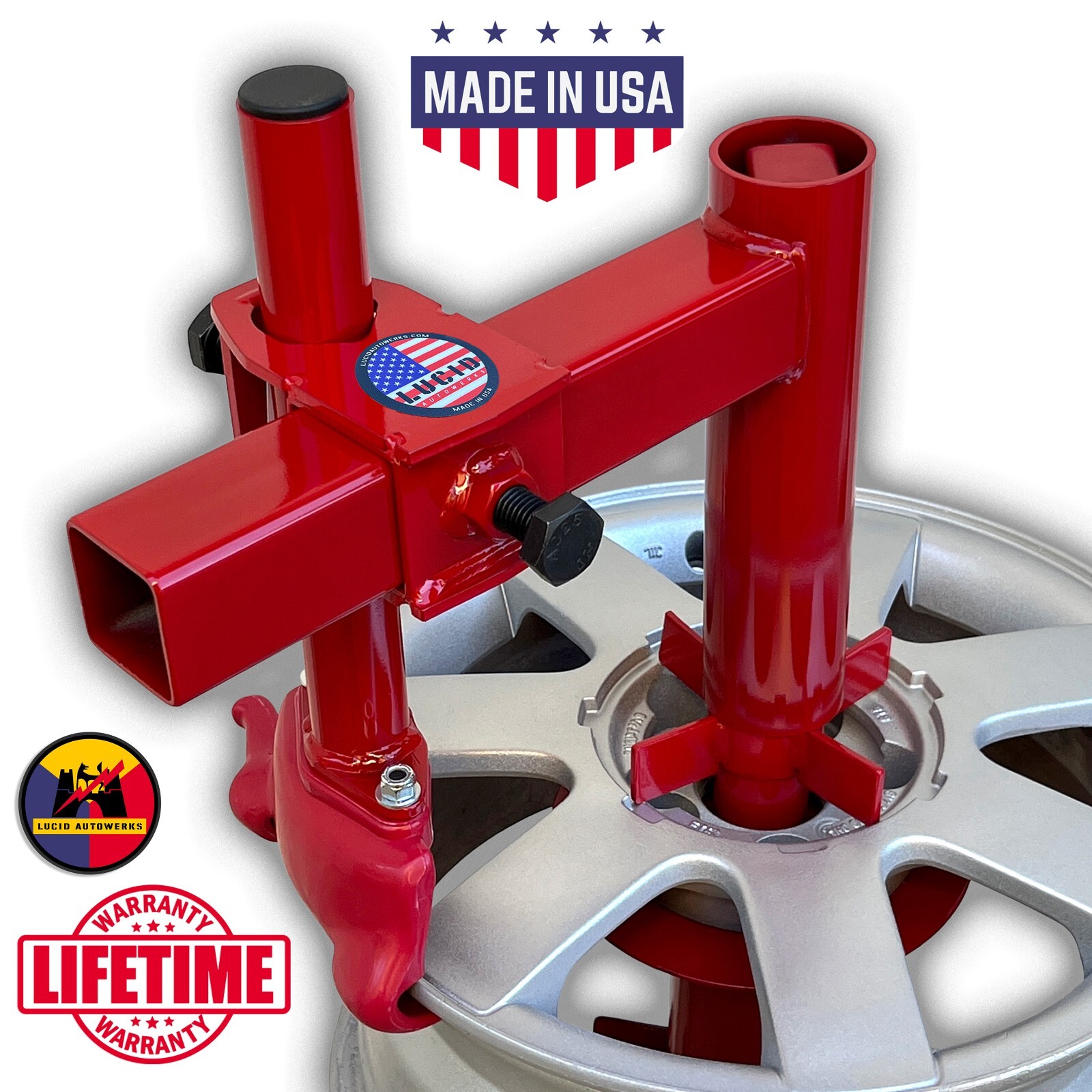 Ultimate Manual Tire Changer™ LITE Modified Upgrade Attachment Duck Head Mount