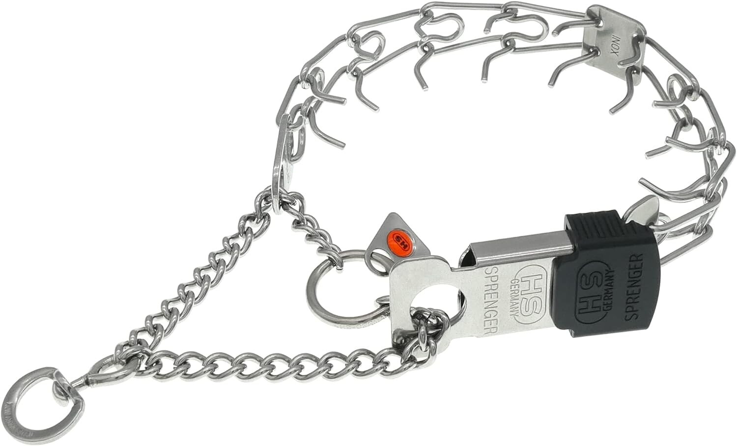 USED-Sprenger-Stainless Steel Training Dog Collar w/ClicLock Buckle-2.25mm/16"