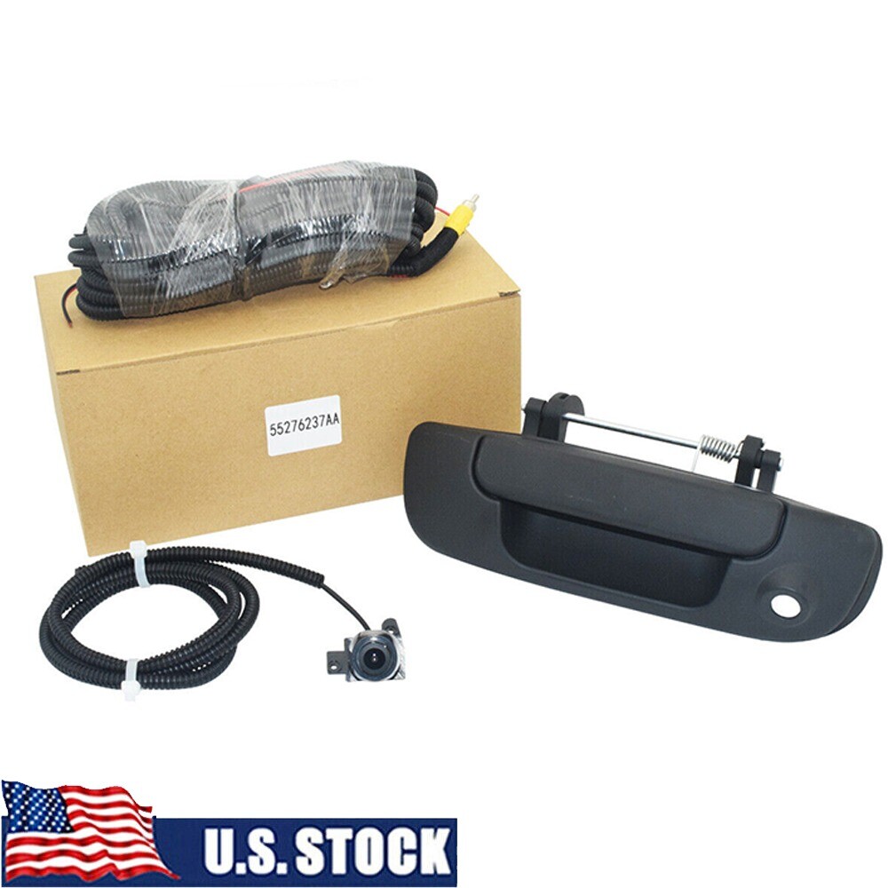 Tailgate Latch Handle Rear Backup Camera for 2002-2008 Dodge Ram 1500 2500 3500