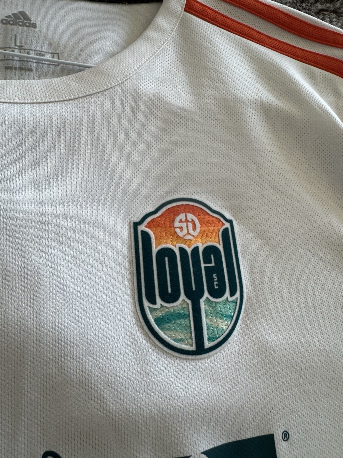 San Diego LOYAL Inaugural Year Home Adidas Jersey Official Authentic Fast Ship