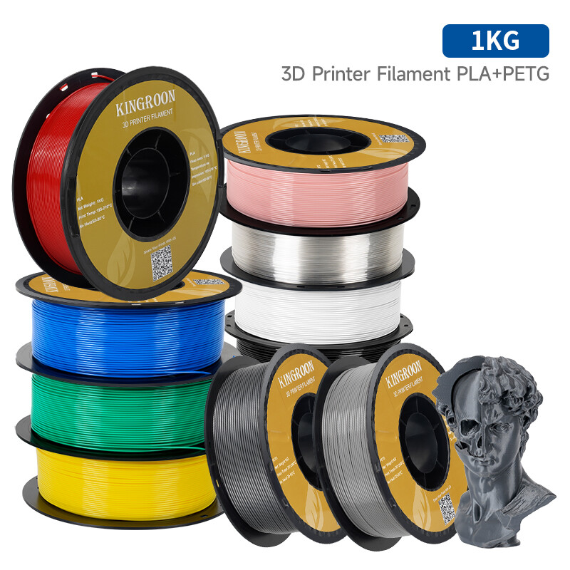 【Buy 4 Pay 3】 1KG 3D Printer Filament PLA 1.75 mm Bundles Spool White Black Grey