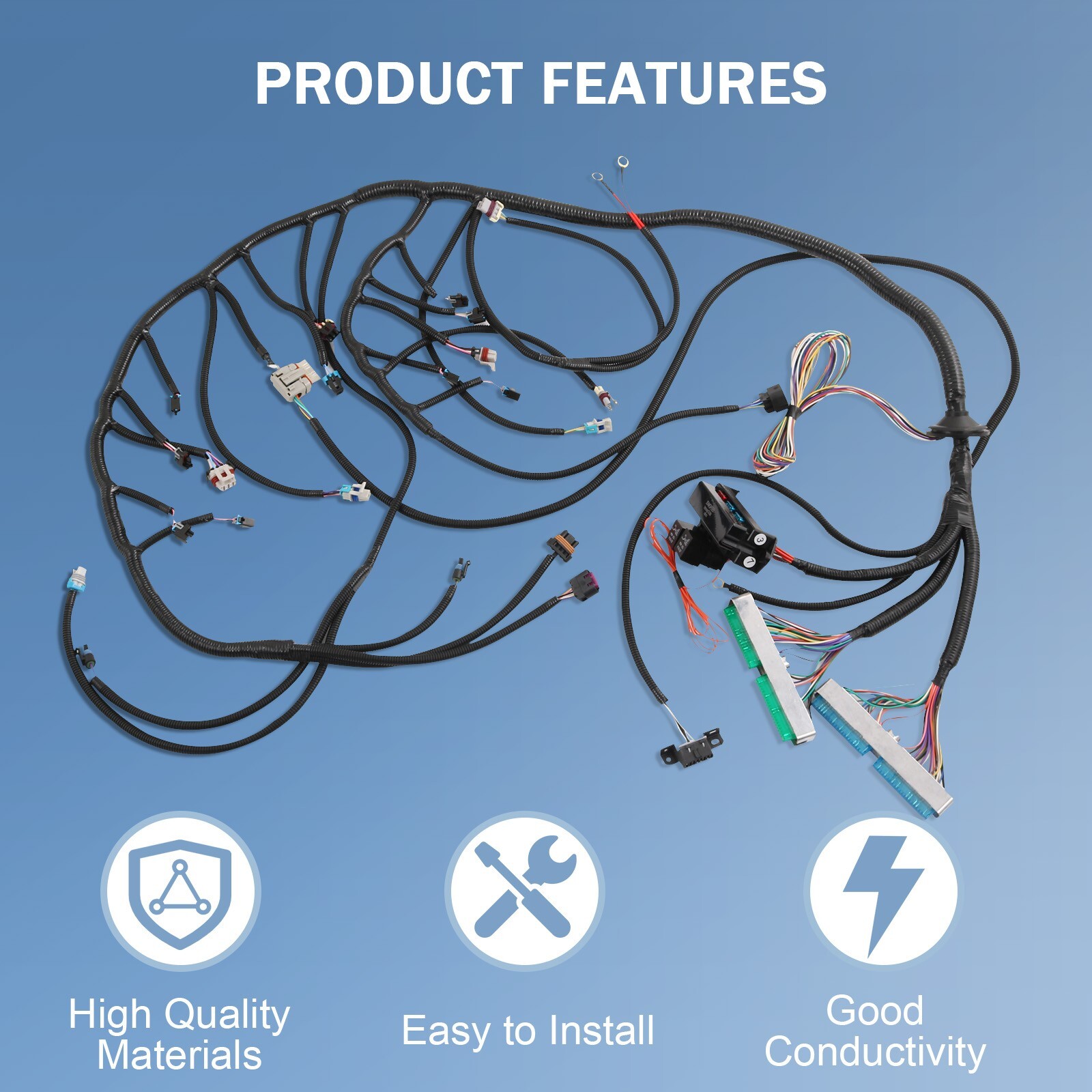 T56 Stand alone Wire Harness Drive by Wire LS LS3 Vortec 03-07 4.8 5.3 6.0 DBW