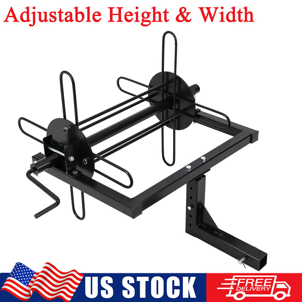 Barbed Wire Unroller Wire Spreader Bolt-On ATV Adaptor with 2" Receiver Hitch US