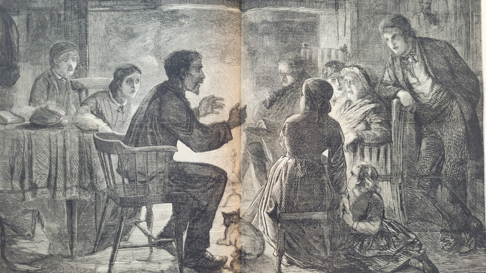 Home Again! The Story of a Life in Rebel Prisons   vintage print 1865  dramatic!