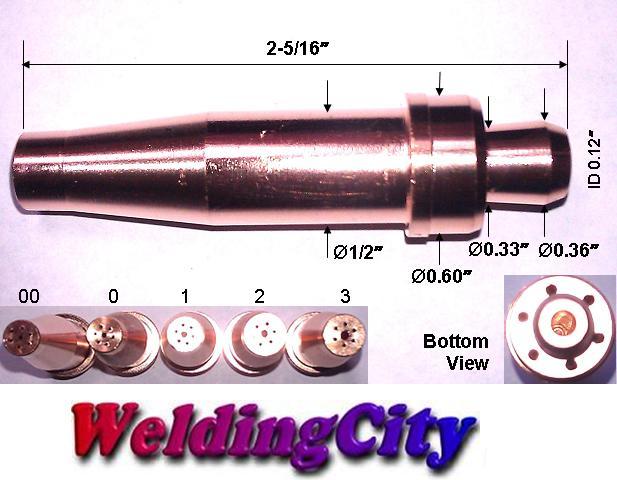 WeldingCity® Acetylene Cutting Tip 3-101 #3 for Victor Torch | US Seller Fast