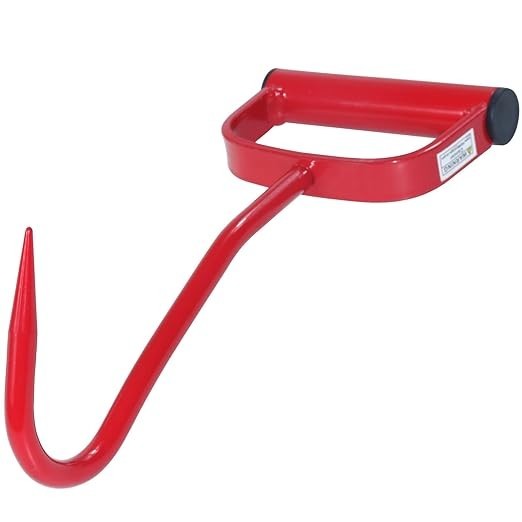 11" Metal Hay Hooks Farmer Rancher Tool for Move Stacking Loading Hay Bale Rolls