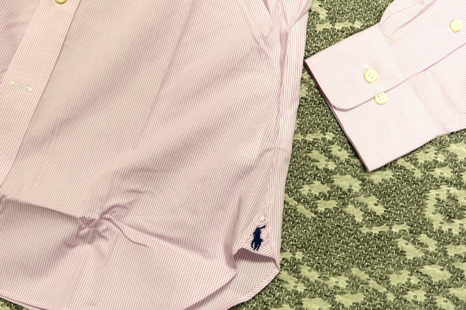 Polo Ralph Lauren Men's Slim Fit Button Up Shirt Pink 15 32/33